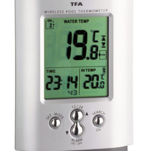 Funk-Thermometer MIAMI WIRELESS 2-teilig für Schwimmbäder und Teiche