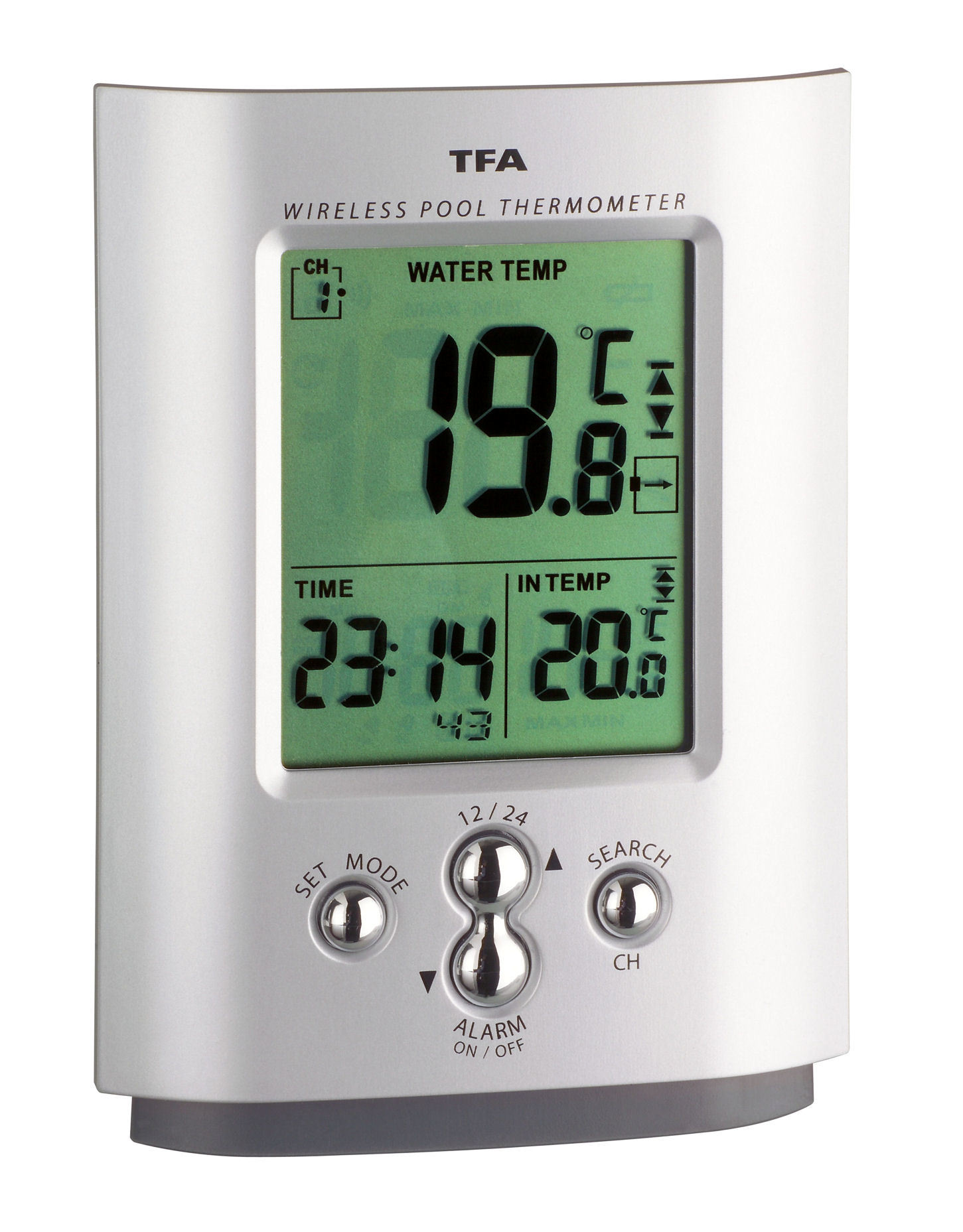 Funk-Thermometer MIAMI WIRELESS 2-teilig für Schwimmbäder und Teiche –  Aquaris Online Shop