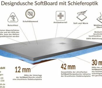 SoftBoard mit Schieferoptik